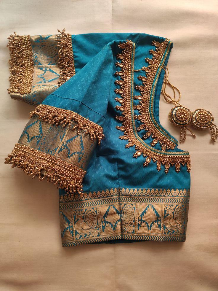 Intricate AARI embroidery work